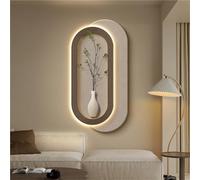 3D wall art with lights Modern Decoration, Minimalist Decorative Painting, Power Supply Lamp Painting, Vision Sculpture for Living Room, Entrance, Hallway(B,47.2x23.6in)