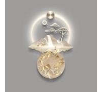 3D wall art with lights Power Supply Decor, Relief LED Decorative Painting, LED Sculptures, Murals for Bedroom Entrance Hallway Living Room(G,27.5x39.3in/70x100cm)