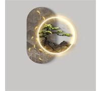 3D wall art with lights Vision, Modern Hanging Mural, Power Supply Creative Luminous Painting, Sculpture Painting Decoration with LED Light for Living Room, Bedroom(B,35.4x29.5in)