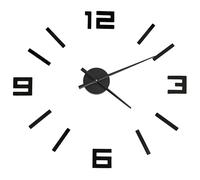 vidaXL 3D Wall Clock Modern Design Silver 100 cm XXL