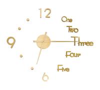 3D Wall Clock Modern Design Home Decor DIY Analog Clock Multi Colours vidaXL