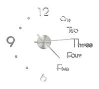 3D Wall Clock Modern Design Home Decor DIY Analog Clock Multi Colours vidaXL