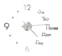 3D Wall Clock Modern Design Home Decor DIY Analog Clock Multi Colours vidaXL