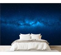 3D Wall Mural 365x254cm Silk Wallpaper Space Stars Universe Galaxy Nebula Photo Picture Wall Covering Murals Home Decorations for Bedrooms Living Room Posters (Non-Self-Adhesive)