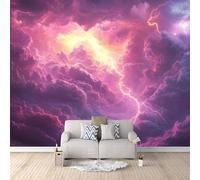 3D Wall Murals Nebula, 3D Gothic Wallpaper Universe 500X280Cm DIY Creative Background Restyling Accent Headboard Mural Quick Installation Bedroom Living Room Cover