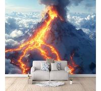 3D Wall Murals Volcano, Wallpaper Goth Nature 400X280Cm Fashionable Mural Modern Photomurals Giant Poster Bedroom Living Room Decorative Art UK