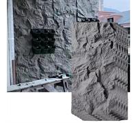 3D Wall Paneling, Artificial Stone Veneer Panels for Indoor/Outdoor, DIY Waterproof PU Texture Wallpaper for Decorative Use