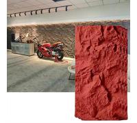 3D Wall Paneling, Artificial Stone Veneer Panels for Indoor/Outdoor, DIY Waterproof PU Texture Wallpaper for Decorative Use
