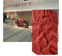 3D Wall Paneling, Artificial Stone Veneer Panels for Indoor/Outdoor, DIY Waterproof PU Texture Wallpaper for Decorative Use
