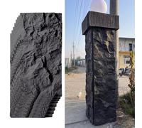 3D Wall Paneling, Artificial Stone Veneer Panels for Indoor/Outdoor, DIY Waterproof PU Texture Wallpaper for Decorative Use