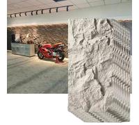 3D Wall Paneling, Artificial Stone Veneer Panels for Indoor/Outdoor, DIY Waterproof PU Texture Wallpaper for Decorative Use