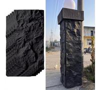 3D Wall Paneling, Artificial Stone Veneer Panels for Indoor/Outdoor, DIY Waterproof PU Texture Wallpaper for Decorative Use