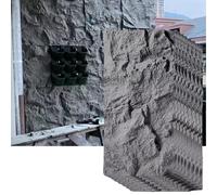 3D Wall Paneling, Artificial Stone Veneer Panels for Indoor/Outdoor, DIY Waterproof PU Texture Wallpaper for Decorative Use