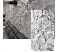3D Wall Paneling, Artificial Stone Veneer Panels for Indoor/Outdoor, DIY Waterproof PU Texture Wallpaper for Decorative Use