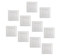 3D Wall Panels - 10 Panels Imitation Brick Wall Panels - 3D Waterproof Coating 35 x 35 cm for Kitchen Bedroom Living Room Ceiling