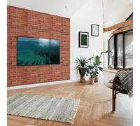 3D Wall Panels Brick Pattern PVC Cladding Panels 96cm x 48cm (6 Sheets) Novecrafto Light Red One Size