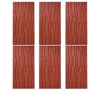 3D Wall Panels Decor, Waterproof PU Cladding Panels with Wood Grain Texture, DIY Wall Art Paneling for TV Background and Bathroom