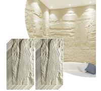 3D Wall Panels Faux Stone Wall Covering, Waterproof PU Material, Easy DIY Installation for Exterior and Interior Decor