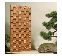3D Wall Panels For Wall Decor, Textured Accent Wall Panels Waterproof Cuttable PU Structural Bricks for Living Room Bedroom Gaming Room(Rammed earth yellow,5PCS)