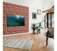 3D Wall Panels in Brick Effect 96x48cm (6 Sheets) Novecrafto Dark Brown One Size