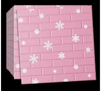 3D Wall Panels Peel and Stick Backsplash, Waterproof Faux Brick Foam Wall Tiles, Self Adhesive Wallpaper for Home Interior Decor,