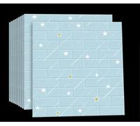 3D Wall Panels Peel and Stick Backsplash, Waterproof Faux Brick Foam Wall Tiles, Self Adhesive Wallpaper for Home Interior Decor,