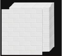 3D Wall Panels Peel and Stick Backsplash, Waterproof Faux Brick Foam Wall Tiles, Self Adhesive Wallpaper for Home Interior Decor,