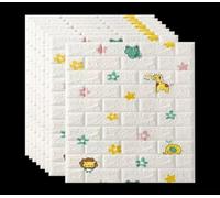 3D Wall Panels Peel and Stick Backsplash, Waterproof Faux Brick Foam Wall Tiles, Self Adhesive Wallpaper for Home Interior Decor,