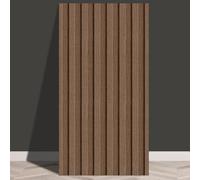 3D Wall Panels Self Adhesive Wood Effect, 2.5mm Hick Peel and Stick Acoustic Wall Tiles 30×60cm, Aluminum Foil Backing Waterproof Wall Panelling for Living Room Bedroom,Style 1,30PCS