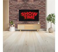 3D Wall Panels Slim Stone Brick Effect PVC Cladding Panels 96cm x 48cm (6 Sheets) Novecrafto Brown One Size