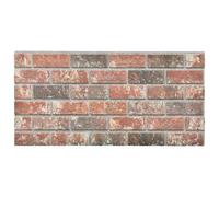 3D Wall Panels with Brick Design EPS DIY Wall Tile Cladding Tile 10 pcs vidaXL