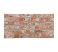 vidaXL 3D Wall Panels Wall Cover Wallpaper with Red Brick Design 10 pcs EPS