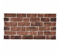 3D Wall Panels with Brick Design EPS DIY Wall Tile Cladding Tile 10 pcs vidaXL