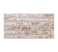 3D Wall Panels with Brick Design EPS DIY Wall Tile Cladding Tile 10 pcs vidaXL