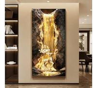 3D Wall Sculpture Painting Decoration, Sandstone Wall Art, 3D Borderless Design, Sandstone Grain Texture, Large Wall Hanging Painting for Home Office Bedroom(C,50 * 100cm)