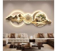3D Wall Sculpture with LED Light, Modern Wall Decor for Home Lighting, Plug-in Power Art Piece
