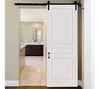 3D Wall Sticker, Traditional White Door Sticker for Home Decor - Waterproof, 30.3 x 78.7 inches