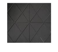 3D Wall Sticker Waterproof Wooden Board Wood Grain Crash(Black)