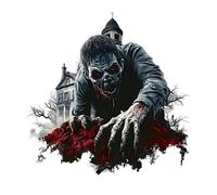 3D Wall Stickers - Horror Floor Sticker - 3D Horror Hand Decal Home Decoration for Outdoor Holiday Gathering Car Halloween Bedroom Living Room Bathroom Study