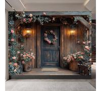 3D Wallpaper 300x210cm Farm Door Panel Nursery Wallpaper Seamless Oil Painting Canvas Wall Decor for Modern Living Rooms or Open-Concept Home Areas EB24-4803