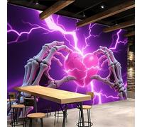 3D Wallpaper 300x256cm Gothic Romance Nursery Wallpaper Fantasy Horror Seamless Oil Painting Canvas Wall Decor for Modern Living Rooms or Open-Concept Home Areas