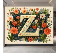 3D Wallpaper 350x260cm Color Flower Jigsaw Puzzle Z Boys Wallpaper for Bedroom Gallery-Style 3D Art on Oil Canvas, no Visible Seams, Ideal for Feature Walls in Home or Office EB24-394