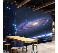 3D Wallpaper 400x280cm Cosmic Nebula Boys Wallpaper for Bedroom Colorful Galaxy Gallery-Style 3D Art on Oil Canvas, no Visible Seams, Ideal for Feature Walls in Home or Office