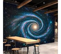 3D Wallpaper 400x280cm Cosmic Nebula Boys Wallpaper for Bedroom Colorful Galaxy Gallery-Style 3D Art on Oil Canvas, no Visible Seams, Ideal for Feature Walls in Home or Office