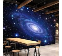 3D Wallpaper 400x280cm Cosmic Nebula Boys Wallpaper for Bedroom Galaxy Gallery-Style 3D Art on Oil Canvas, no Visible Seams, Ideal for Feature Walls in Home or Office