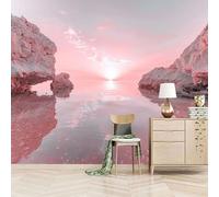 3D Wallpaper 500x280cm Coastal Reefs Japanese Wallpaper Oil Canvas Wall Panels with 3D Look, Seamless fit, Perfect for Bedroom headboard Wall EB24-1915