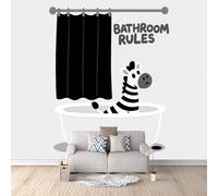 3D Wallpaper Animal Zebra 150x105cm,Modern Art Wall Murals Photo Wall Mural Bathroom,for Living Room Bedroom Children's Room Home Decoration, Easy to Install