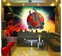 3D Wallpaper Creative Vibrant Dance Dance Hall Music Bar | Easy to Install Ideal for Creating Luxurious Décor in Bespoke Offices Living Rooms Bedrooms and Behind TV Screens-430cm×300cm