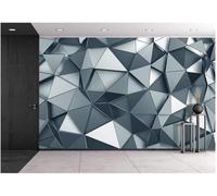 3D Wallpaper For Living Room Bedroom Abstract Geometric Lattice 250(W)X175(H)Cm Dining Room Wallpaper Mural 3D Peel And Stick Self-Adhesive Wall Sticker Girl Room Decorate Wall Wallpaper Chris-6379037