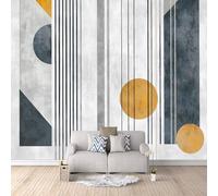 3D Wallpaper Geometric Patterns 500x280cm,Modern Art Wall Murals Photo Wall Mural Abstract,for Living Room Bedroom Children's Room Home Decoration, Easy to Install